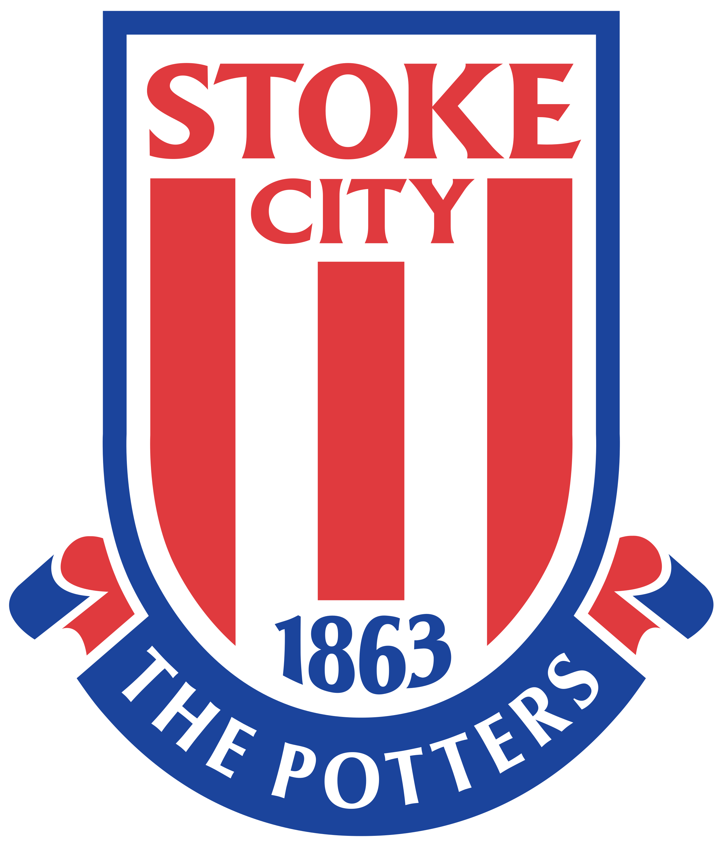 Stoke City Fc Football Club Logo Vector - Stoke City Football Club Diary (2400x2813)
