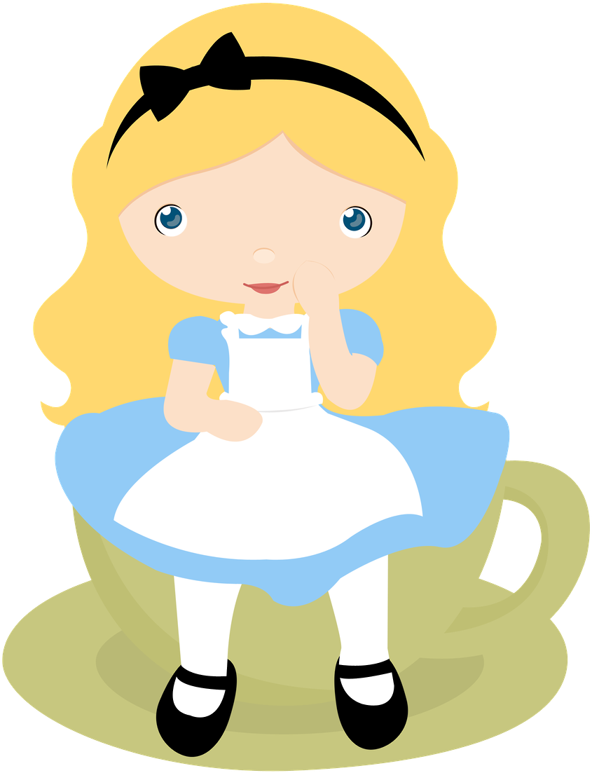 Alice In Wonderland~clipart - Baby Alice In Wonderland Clip Art (1170x1529)