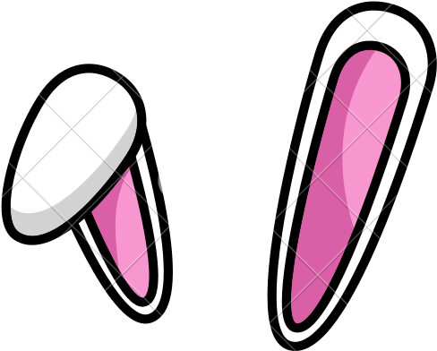 Rabbit Computer Icons Ear Clip Art - Transparent Bunny Ear Clipart (550x550)