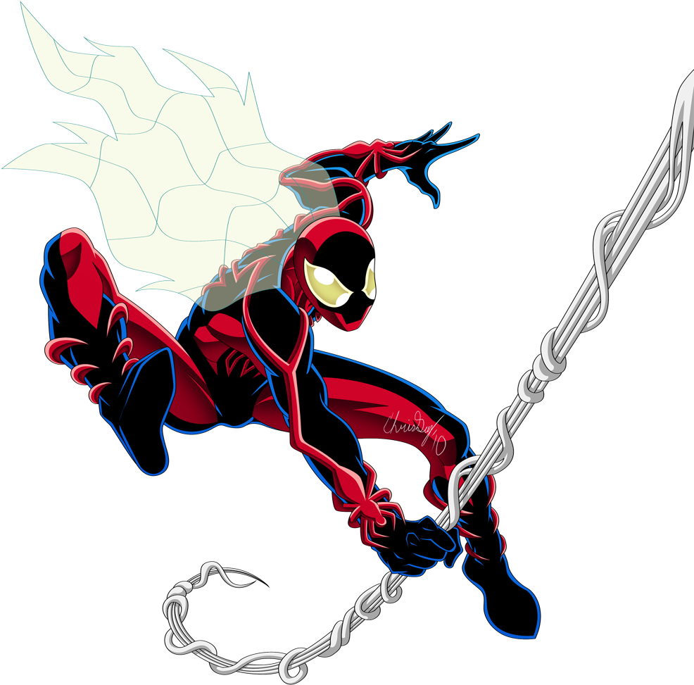 Spider Man Unlimited Pin Up By Captricosakara - Spider Man Unlimited Suit (1000x1000)