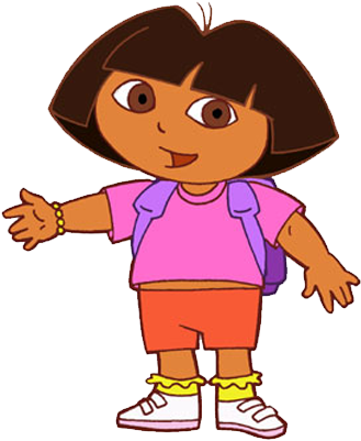 Dora Images Cnmuqi - Dora The Explorer Heart (343x410)