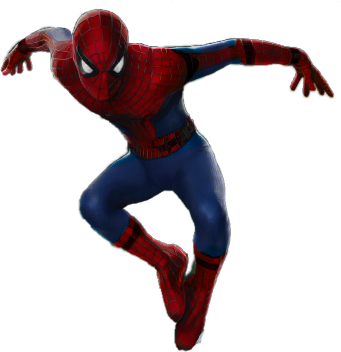 Mcu Spiderman Png Render By Mrvideo-vidman - Amazing Spider Man 2 Stickers (729x746)