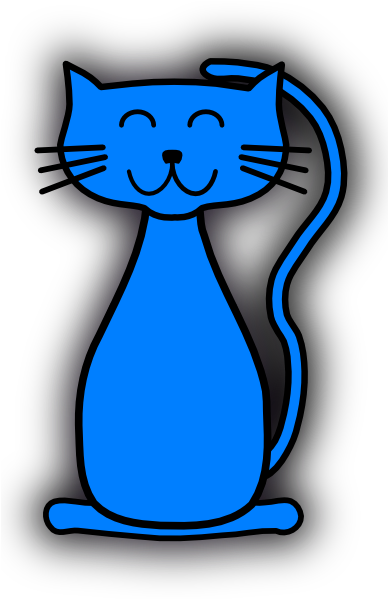 Lue Cat Clip Art - Kitten Clip Art (420x598)