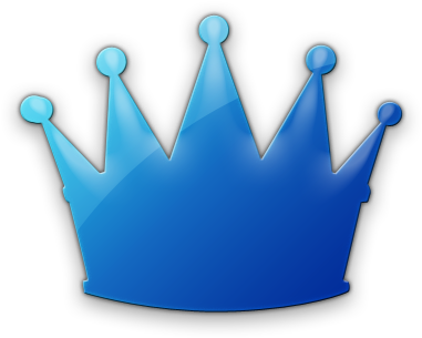 Crown Clipart Baby Blue - Kingo Root (420x420)