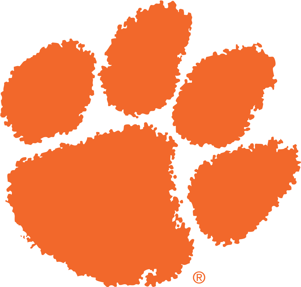 7p6ad6 - Clemson Tigers Football Logo (1000x1000)