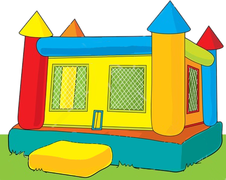 Bounce House Clip Art (450x359)