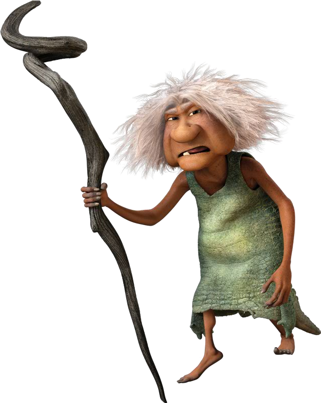 Gran Is A Very Old And Ferocious Cavewoman Who - Croods Mother In Law (655x798)
