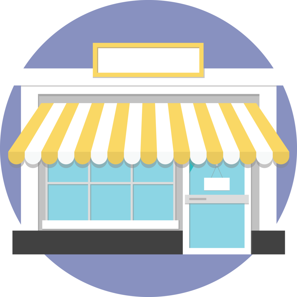 Storefront - Local Comercial Vector (1000x1000)