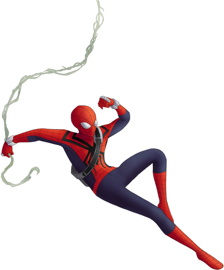 001c Spider Man By Green Mamba - Spider Man Fan Costume Art (834x959)