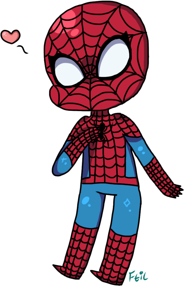 Spiderman Chibi By Finethingsinlife Spiderman Chibi - Spider Man Gartoon Png (1024x1024)