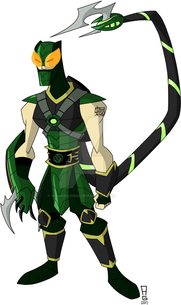 Zigwolf 48 36 Scorpion Fan Design By Insane-mane - Spider-man (1024x1144)