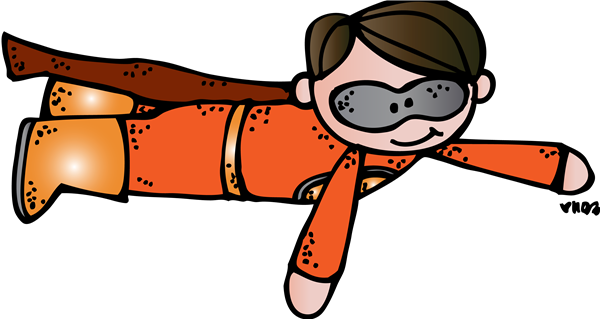 Here You Can See The Superhero Clipart Melonheadz Collection - Melonheadz Superhero (600x319)