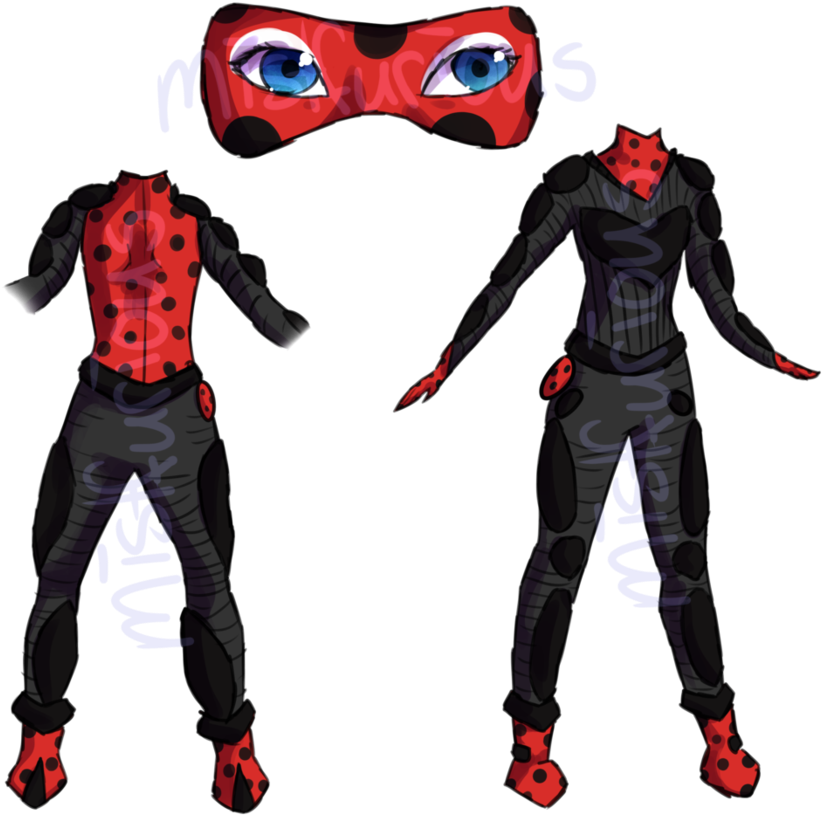 Ladybug Suit Redesign By Nephose - Drawing (894x894)