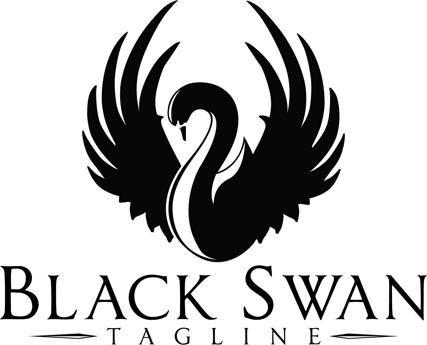 Swan Logo - Black Swan Logo Png (2000x2000)