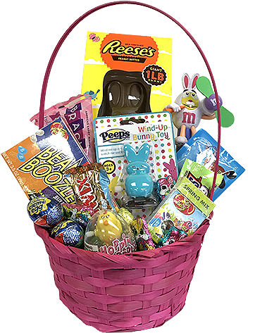 Custom Easter Basket For Fresh Candy And Great Service, - Easter Basket With Candy (500x500)