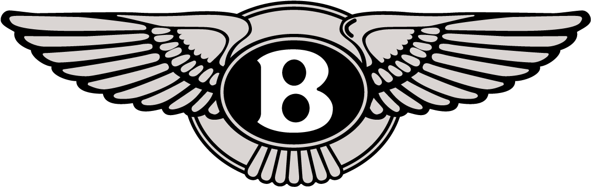 Bentley Wings Badge Logo Vector Free Vector Silhouette - Bentley Motors Logo Transparent (1200x1200)