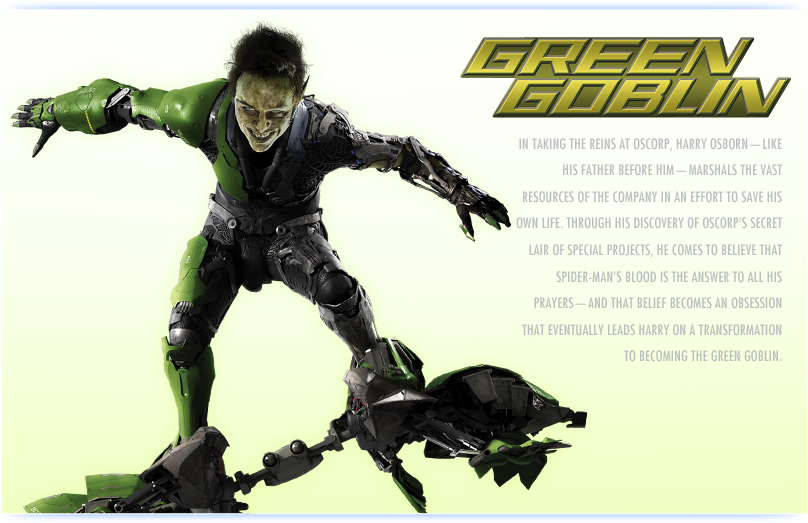 The Amazing Spider Man 2 Green Goblin Halloween Costume - Spider Man Green Goblin (808x523)