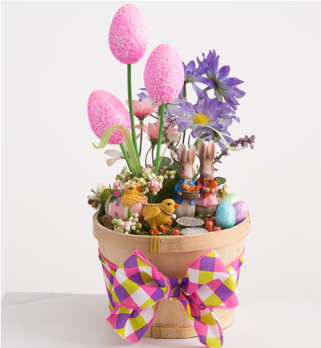 Easter Garden Basket - Tulip (700x500)