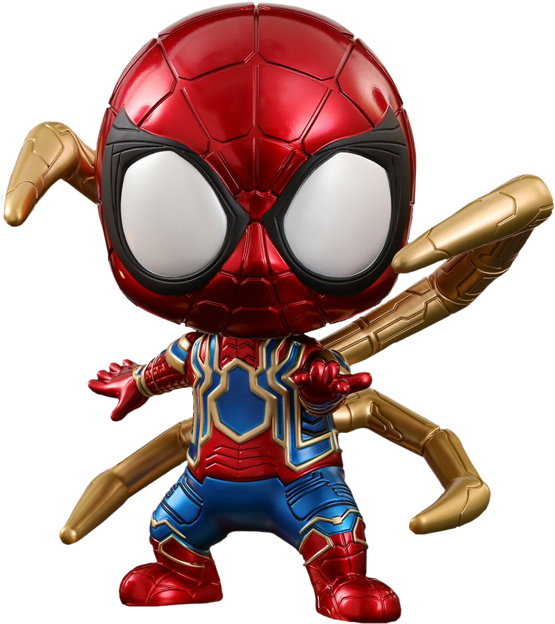 Download Image - Hot Toys Iron Spider Cosbaby (807x915)