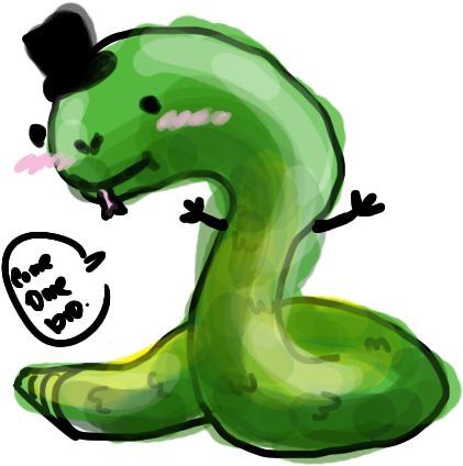 Snakes Have Arms By Ohmanitsbeau - Drawing (420x433)