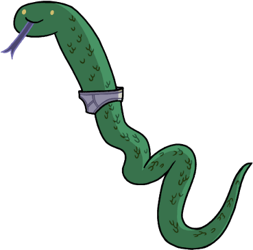Snakes - Jake The Snake Adventure Time (376x393)