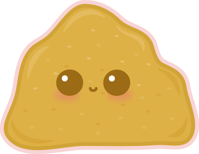 Kawaii Sunflower Seed - Apple Sauce Clip Art (688x533)