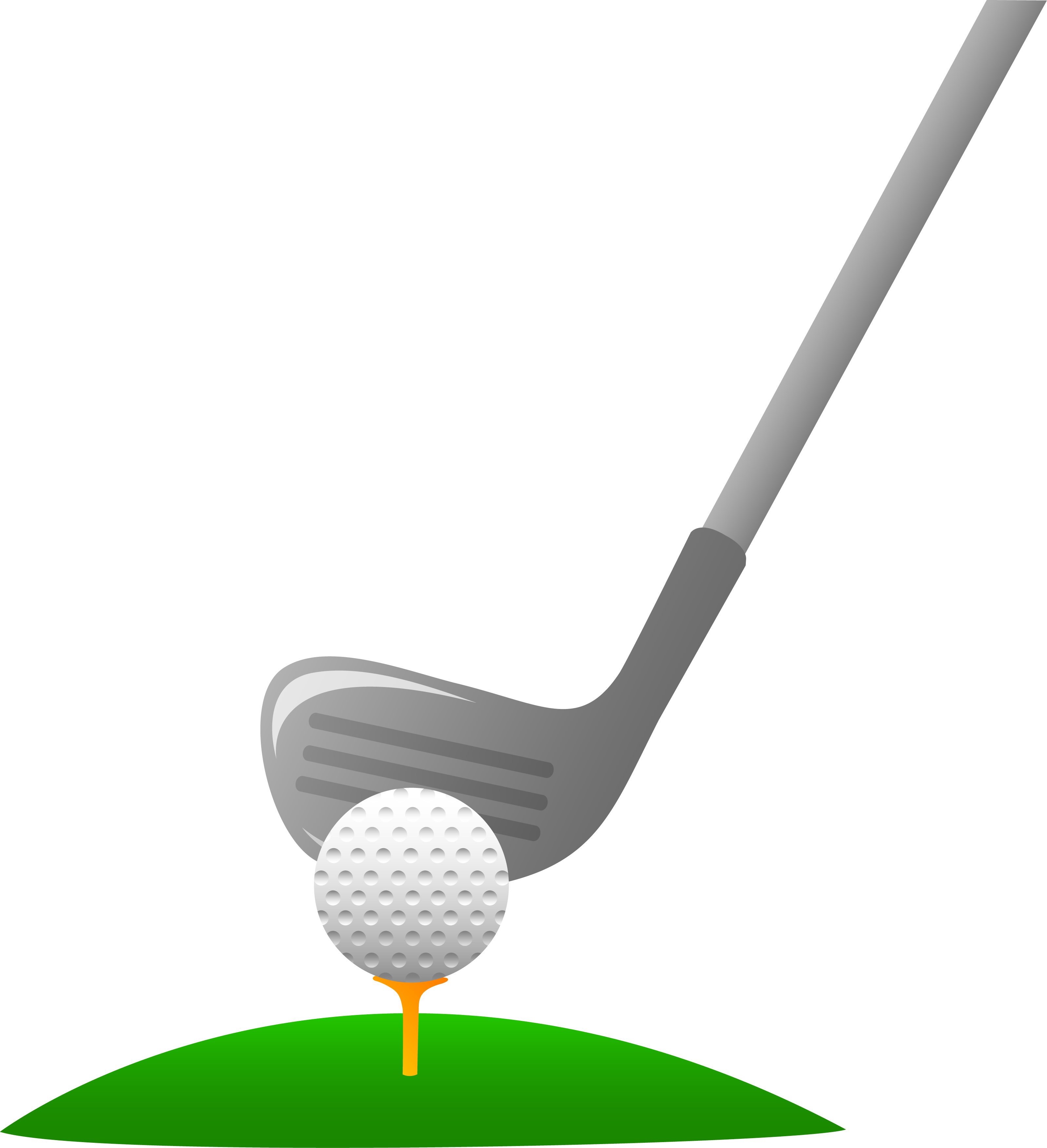 Golf Ball Clipart Kid Golf - Golf Club And Ball Clip Art (3195x3504)