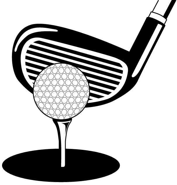 Golf Club - Golf Ball And Tee Clip Art Png (606x631)