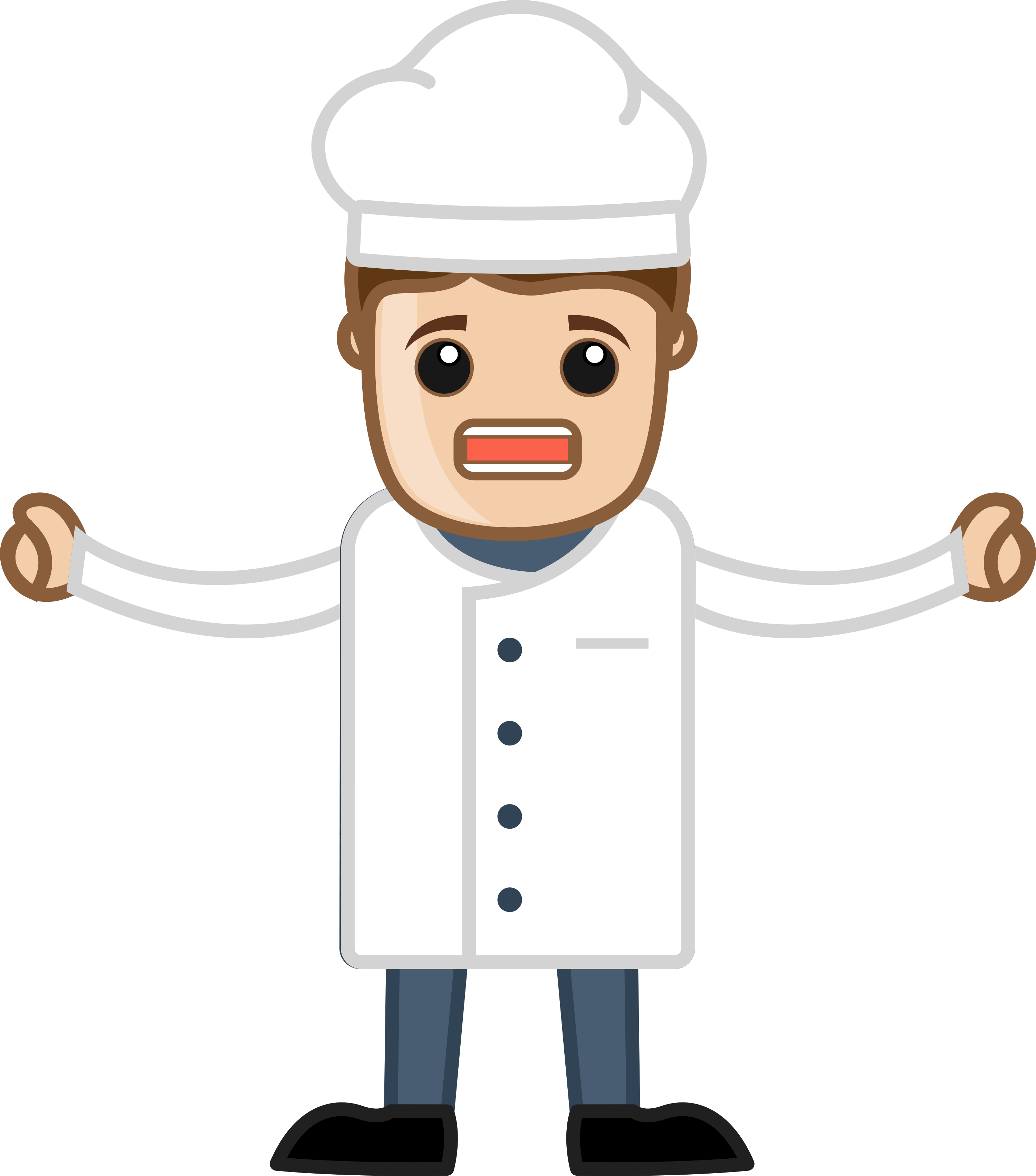 Chef Cartoon Royalty-free Clip Art - Chef Cartoon Royalty-free Clip Art (3000x3406)