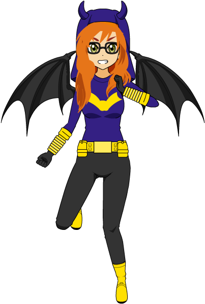 Batgirl In Kisekae Form By Isaacnoeliscutie - Dc Superhero Girls Vector (800x600)