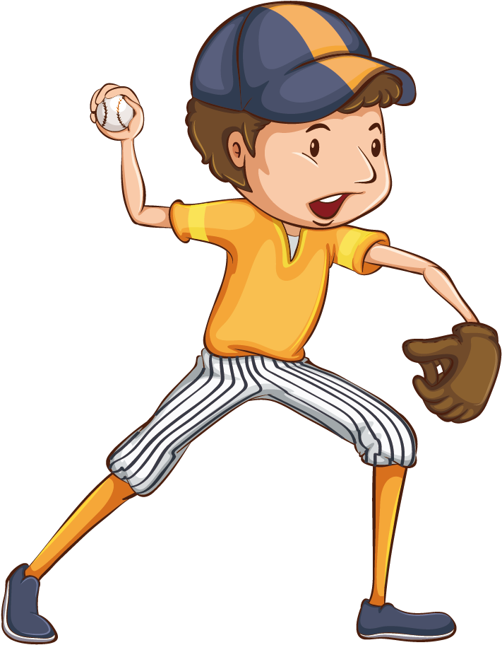 Cartoon Child Illustration - Baseball Boy Cartoon Png (1500x1500)