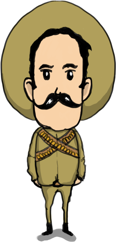 Pancho Villa By Kasparov322 - Imagenes De Caricatura Pancho Villa (1024x1234)