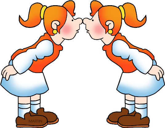 Twins - Synonym Clip Art (579x450)