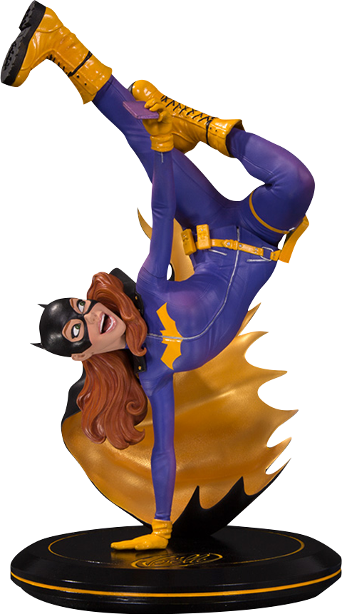13" Dc Comics Statue Batgirl - Dc Cover Girl Statues (480x861)