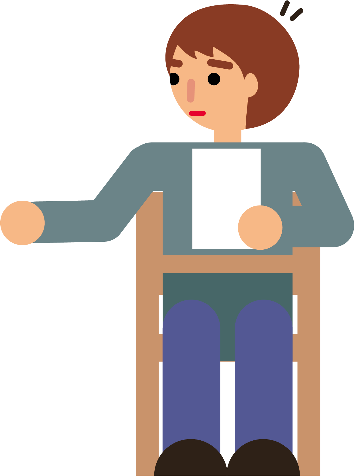 Estudante Cartoon Middle School - Student Cartoon Free Vector (2107x2107)