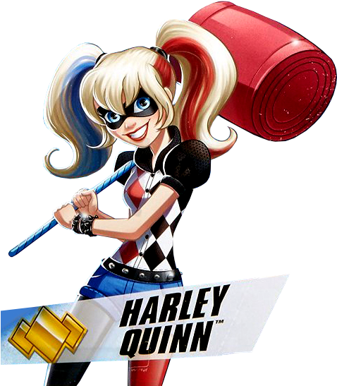 Harley Quinn Batgirl Joker Lego Batman - Harley Quinn Superhero High (488x567)