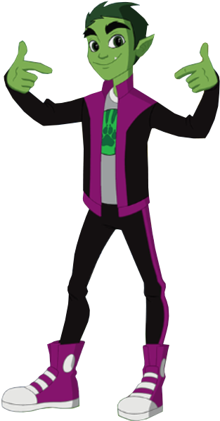 New Profile Art - Beast Boy Dc Superhero Girls (354x623)