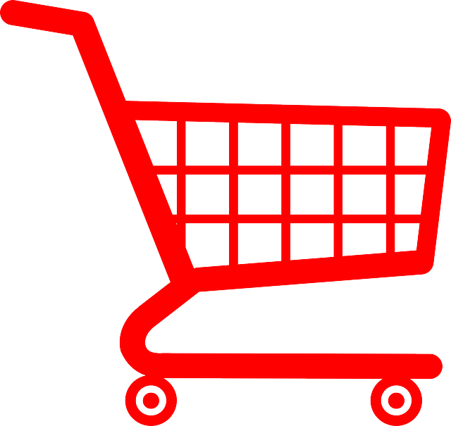 Dama Chulucanense - Red Shopping Cart Icon (640x605)