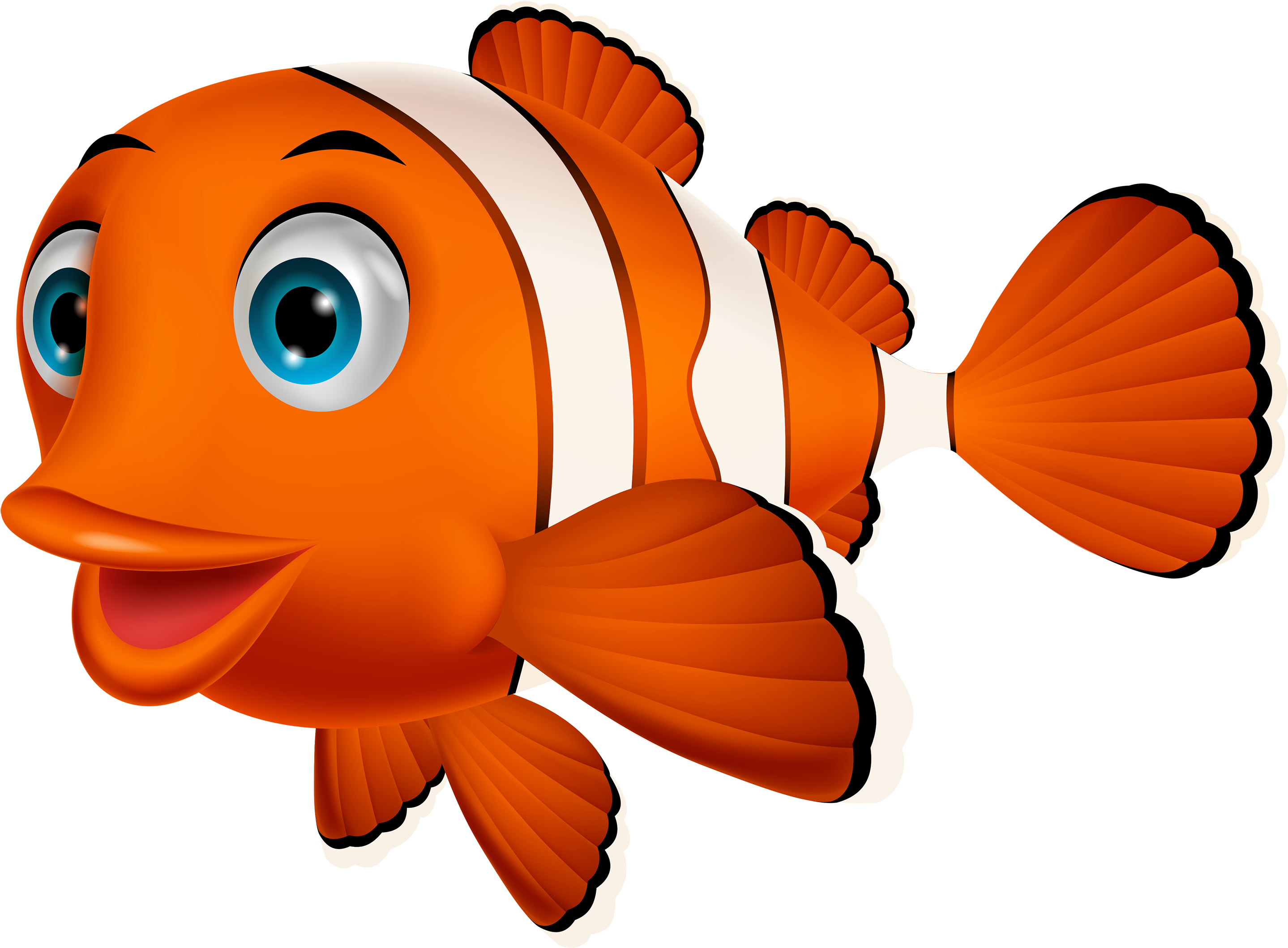 Fish Clipart Png Transparent - Nemo Fish Png (3000x2172)