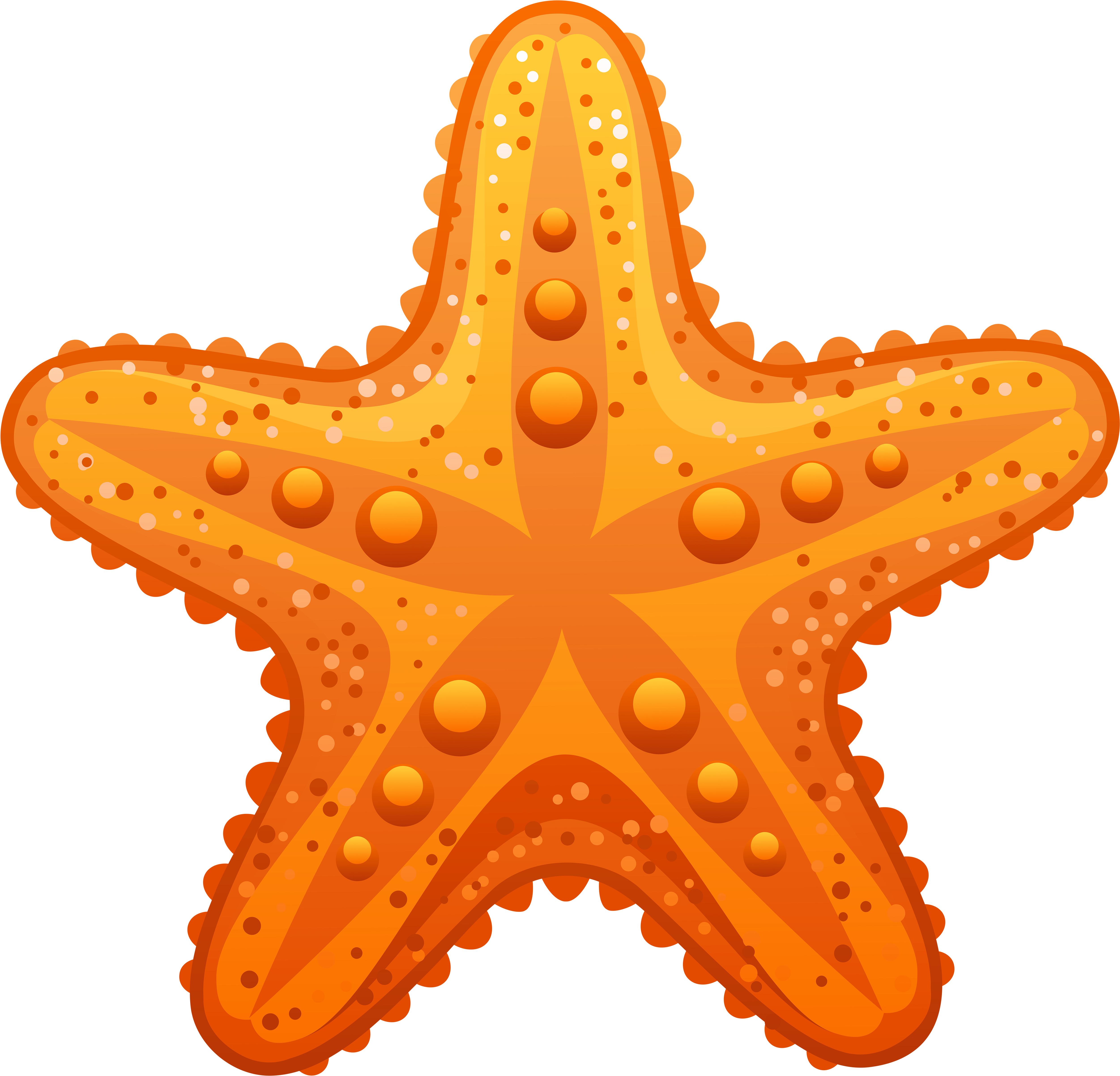 Clip Art Starfish Png (5280x5105)