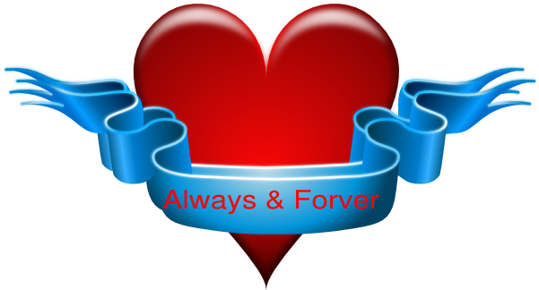 Heart With Ribbon Over (600x364)