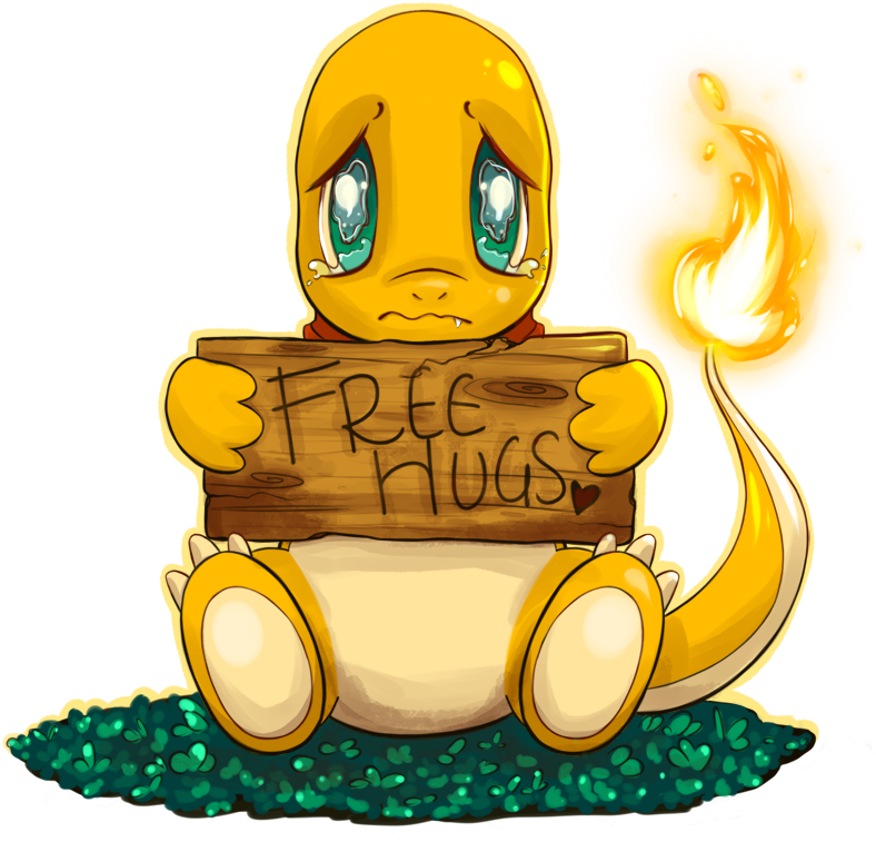 Charmander 'free Hugs' Commission By Spagettiurchin - Charmander Free Hugs (800x800)