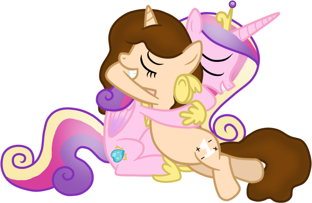 Hugging - Princess Cadence Hug Base (1024x648)
