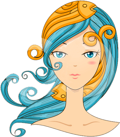 A Pisces Girl, A Pisces Woman, Aulia, Aulia Perviaz - Pisces Girl Happy Birthday (413x450)