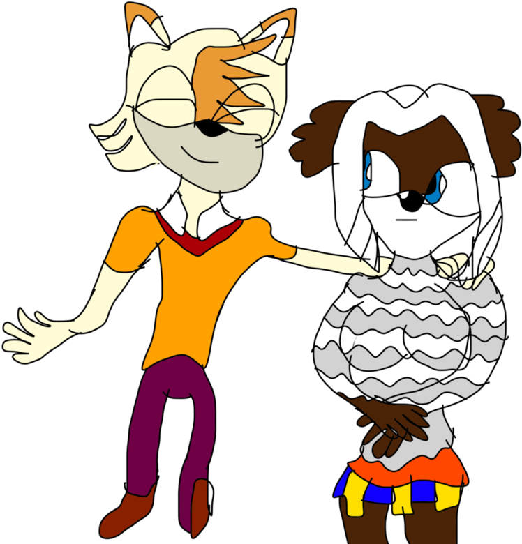 Hanging Out With A Friend By Megaphantaze - Cartoon (894x894)