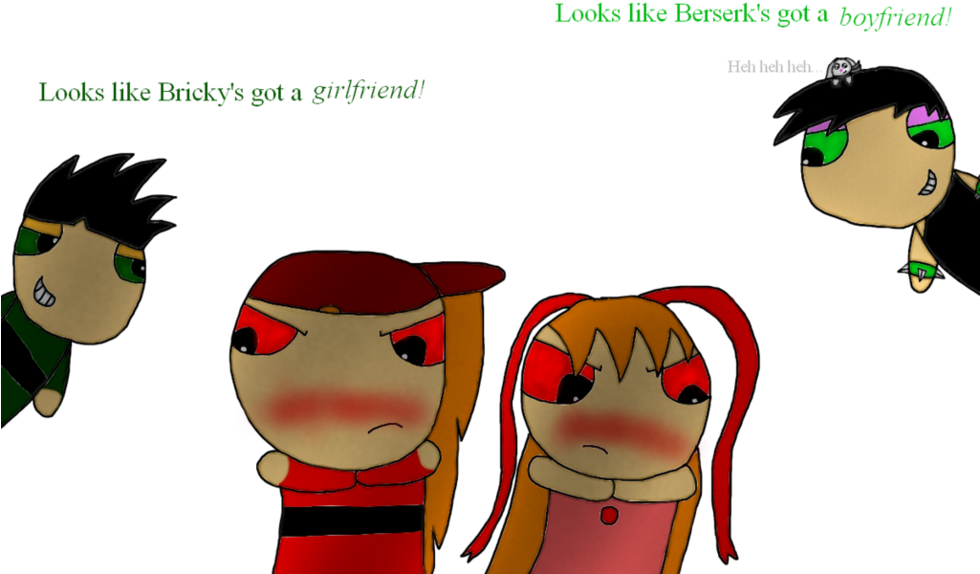 Hanging Out With Friends By Wolfytheruff - Cartoon (979x816)