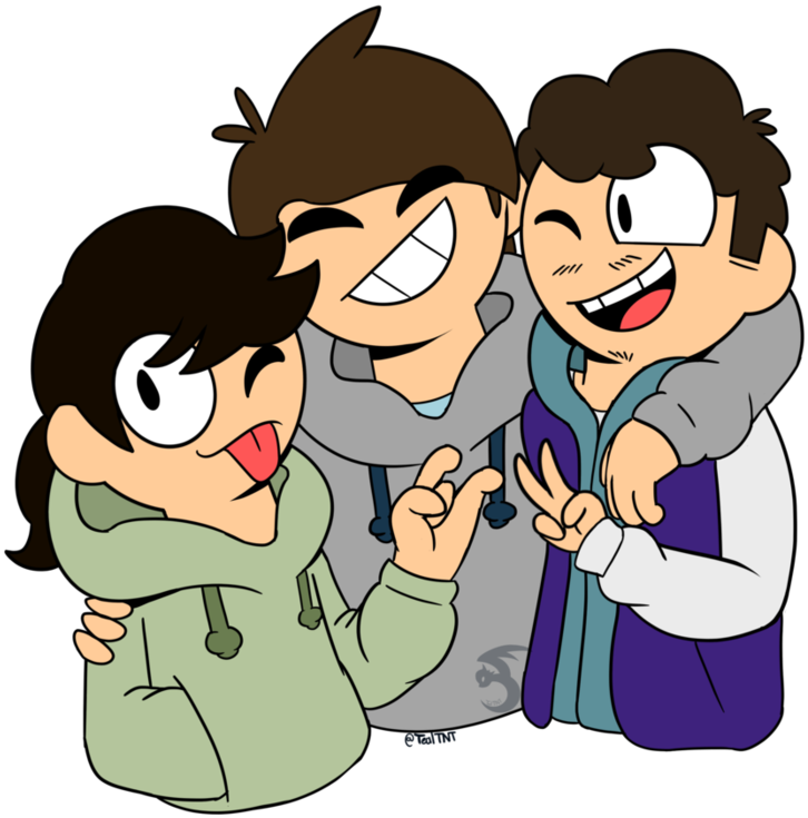 Hanging Out By Tealtnt - Cartoon (894x894)