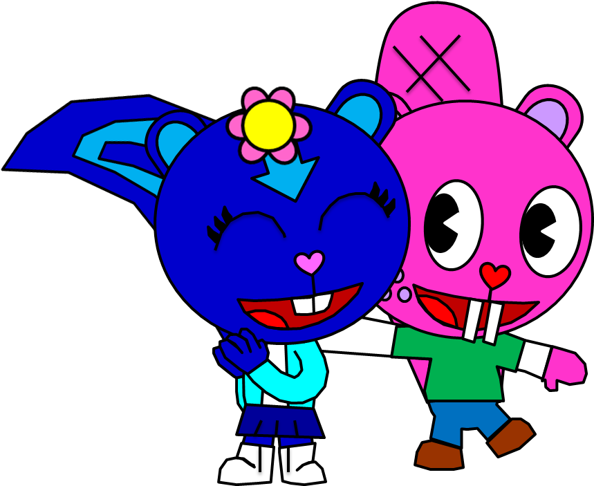 Toothy And Petunia Hanging Out By Markthetreekitty1998 - 2017 (871x702)