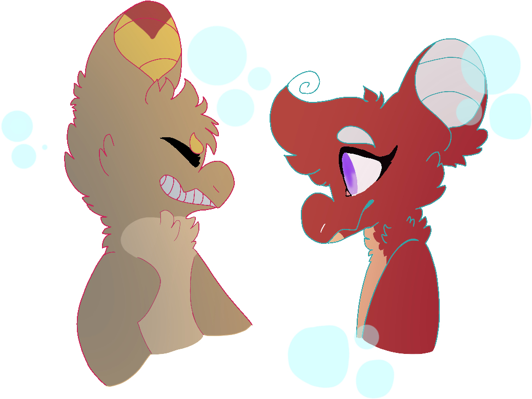 Friends By Bailybobcat Friends By Bailybobcat - Cartoon (1238x928)