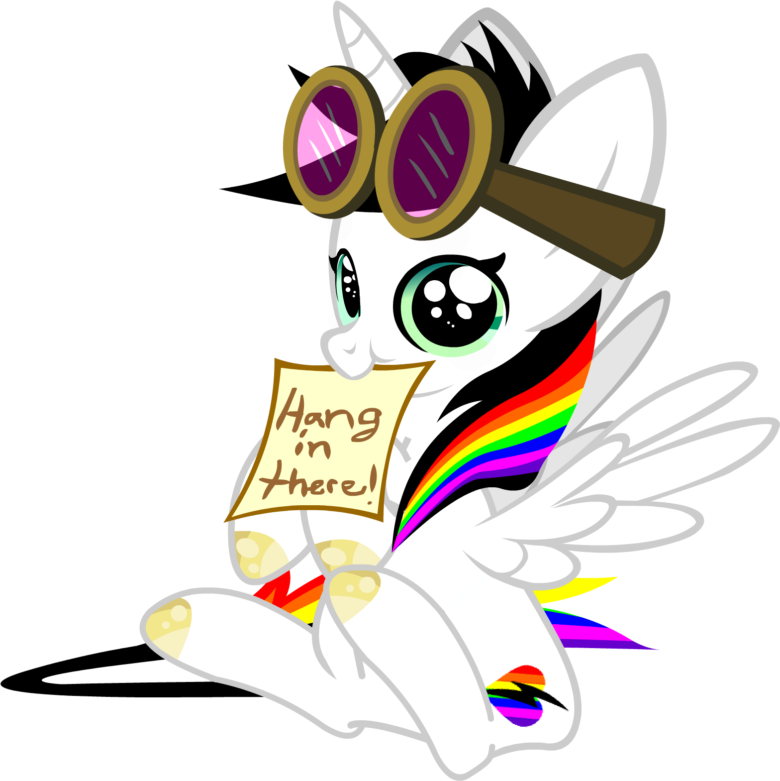 Hang In There Blissy Card By Lightning-bliss - Lightning Bliss Hang In There (1600x1600)